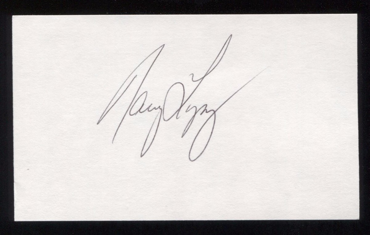 Nancy Lopez Signed 3x5 Index Card Autographed Golf Signature | eBay