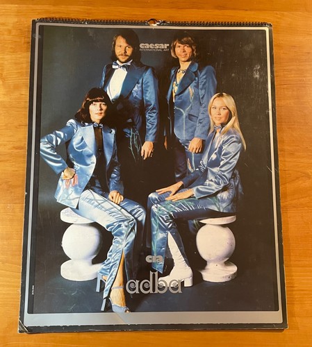 ABBA Kalender / Original 1981 / alle 12 Motive von Bubi Heilemann / 49cm x 62cm
