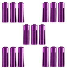 5 Sets Defender Aluminum Smooth Flight Protectors - Ships W/ Tracking - Purple