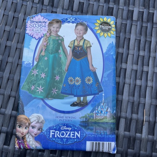 Child's frozen costume Simplicity Sewing Pattern S0364 3-8 Years Disney Anna - Picture 2 of 8