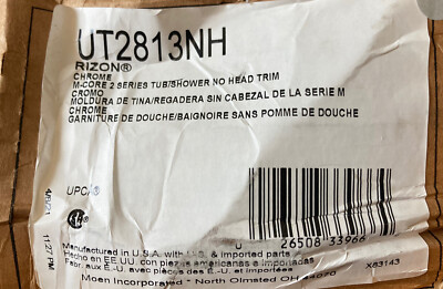 Moen UT2813NH Rizon Tub and Shower Trim Package-Chrome*NEW*