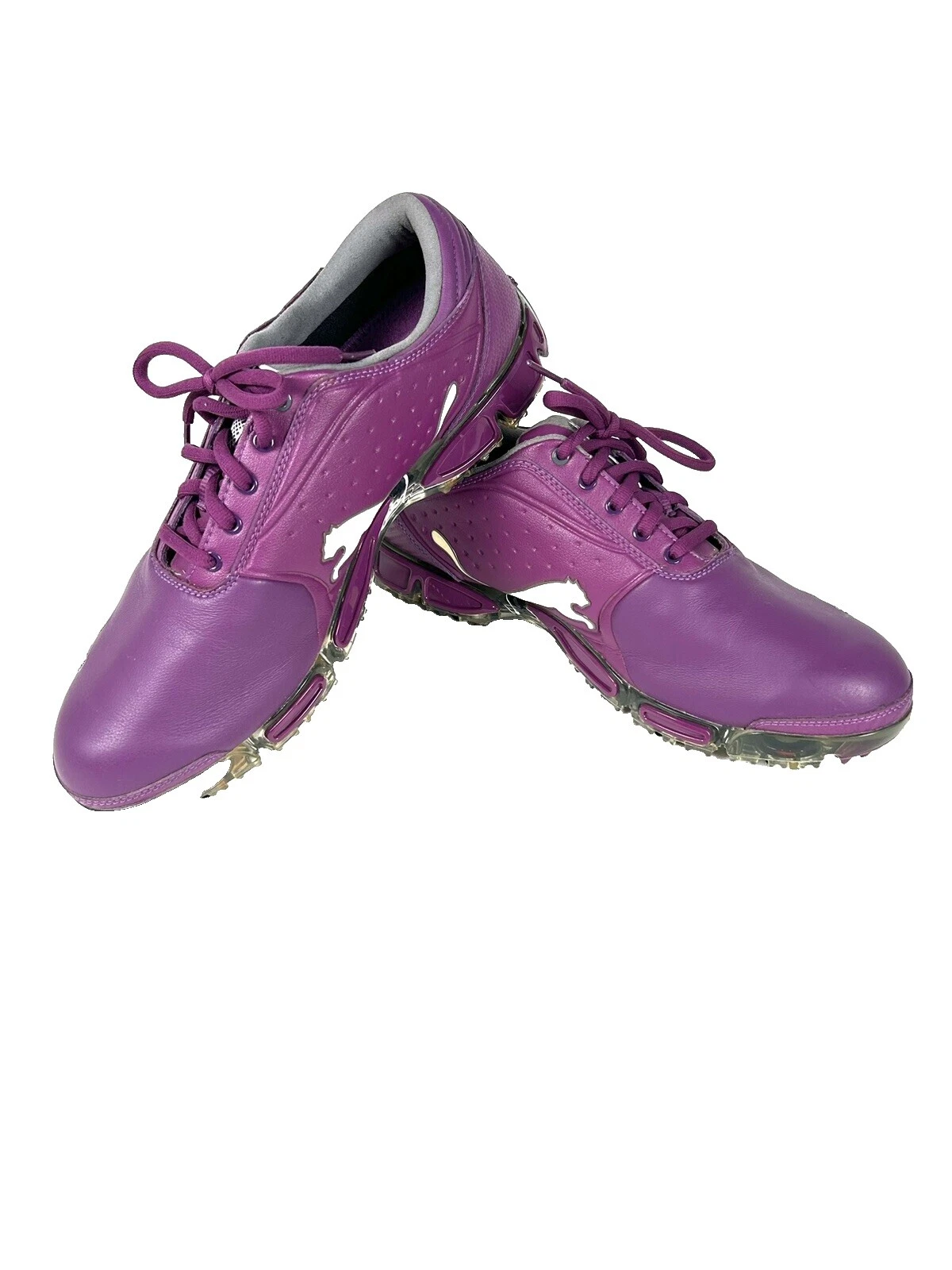 Zapatos de golf PUMA para hombres con cuero superior 8 Zapato de EE. UU.