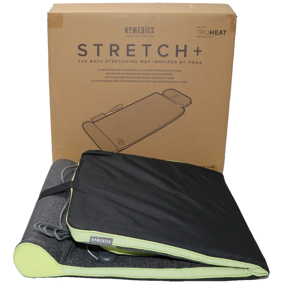 Homedics stretch+Stretch & Wärmematte mit 6 programme für sanftes Dehnung,B-Ware