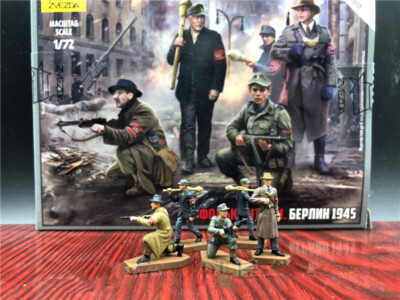 1/72 Scale Scene WWII German ZVEZDA 6272 Painted 1945 Volkssturm