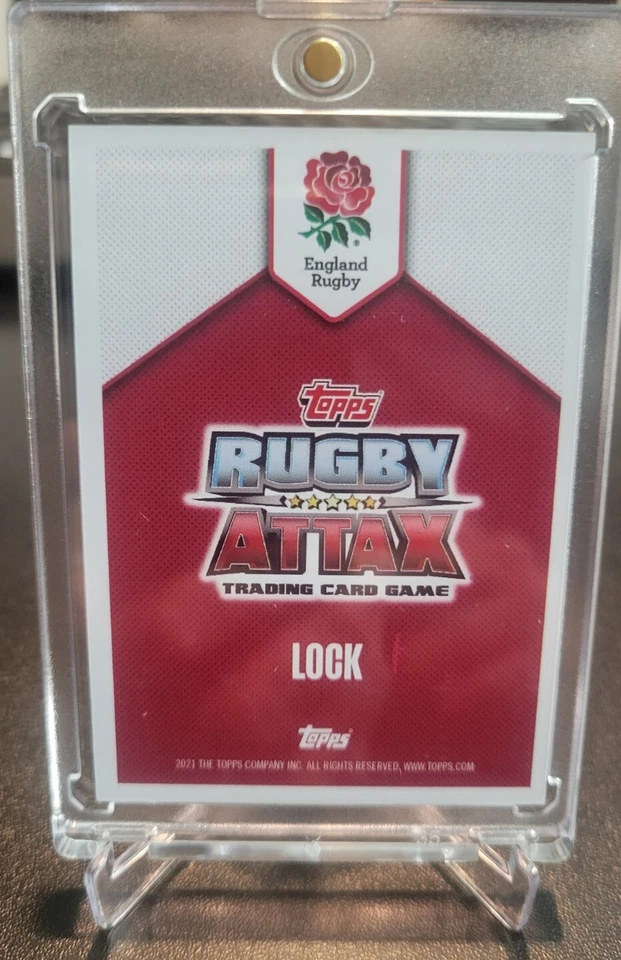 Tarjeta Maro Itoje **Novato** - Topps Rugby Attax England 2021 - Edición limitada Foto 2 de 2
