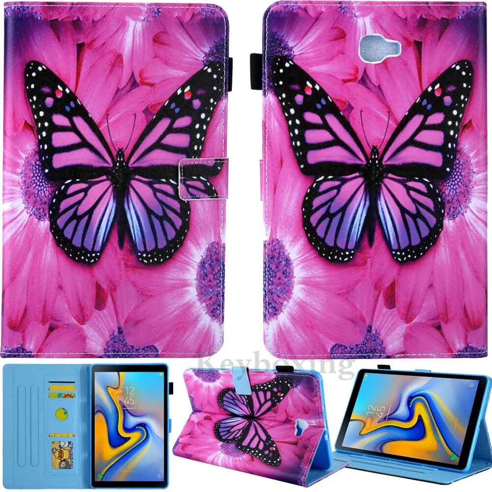 For Samsung Galaxy Tab A 8.0 10.1 T510 T580 T590 T290 Stand Leather Case Cover - Image 2 of 4