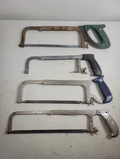 VINTAGE HACKSAW MEAT SAW LOT DISSTON PORTER 338 368 CRAFTSMAN CRESENT 104 RETRO