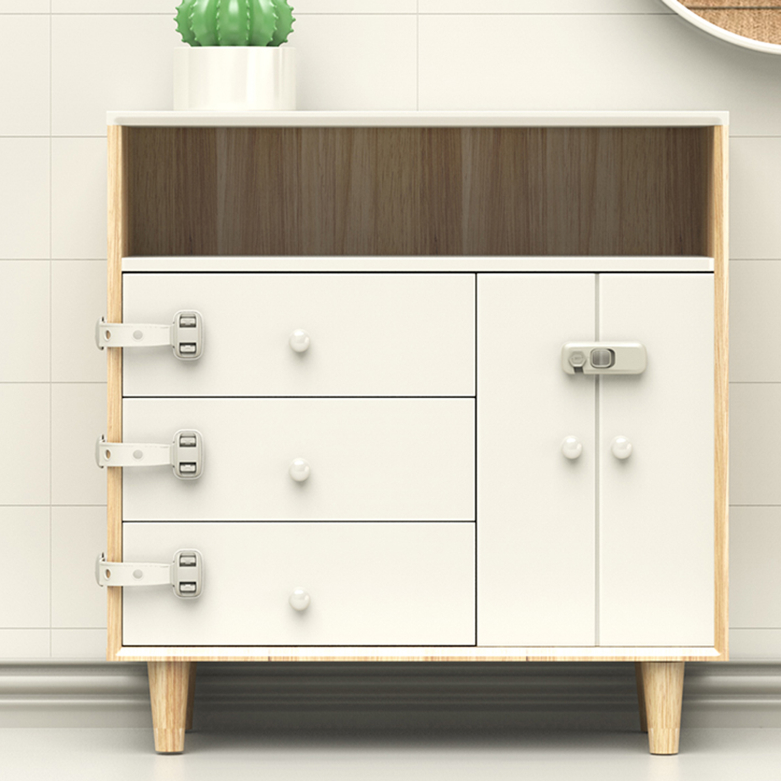 Baby Proof Oven Lock Selfadhesive Kids Safety Protection Children