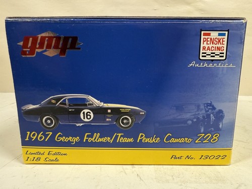 1/18 1967 Sunoco #16 Chevy Z28 Camaro George Follmer Penske Racing DieCast GMP - Picture 17 of 22