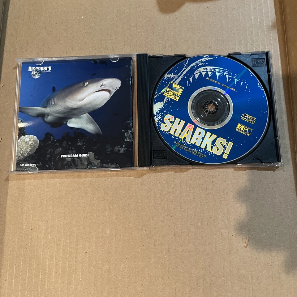 SHARKS! AN INTERACTIVE JOURNEY BY DISCOVERY CHANNEL PC CD-ROM FOR MAC, GUC - Image 2 of 4