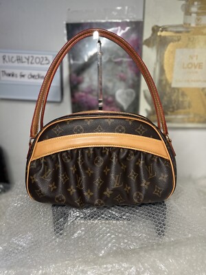 LOUIS VUITTON Clara Brown Monogram Shoulder Bag