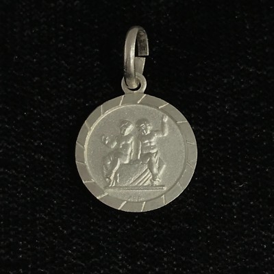 NEW Gemini Sterling Silver Zodiac Pendant Star Sign Twins 925 Horoscope Charm