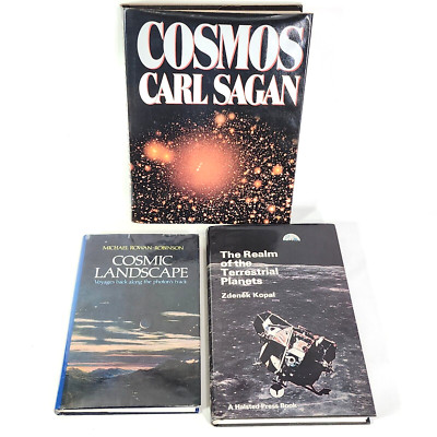 Books on Astronomy Cosmic Terrestrial Planets NASA Space Exploration Lot of 3