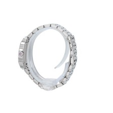 Cartier Santos Demoiselle Quartz Stainless 20mm Pink MOP Dial Ladies Watch 2698 9