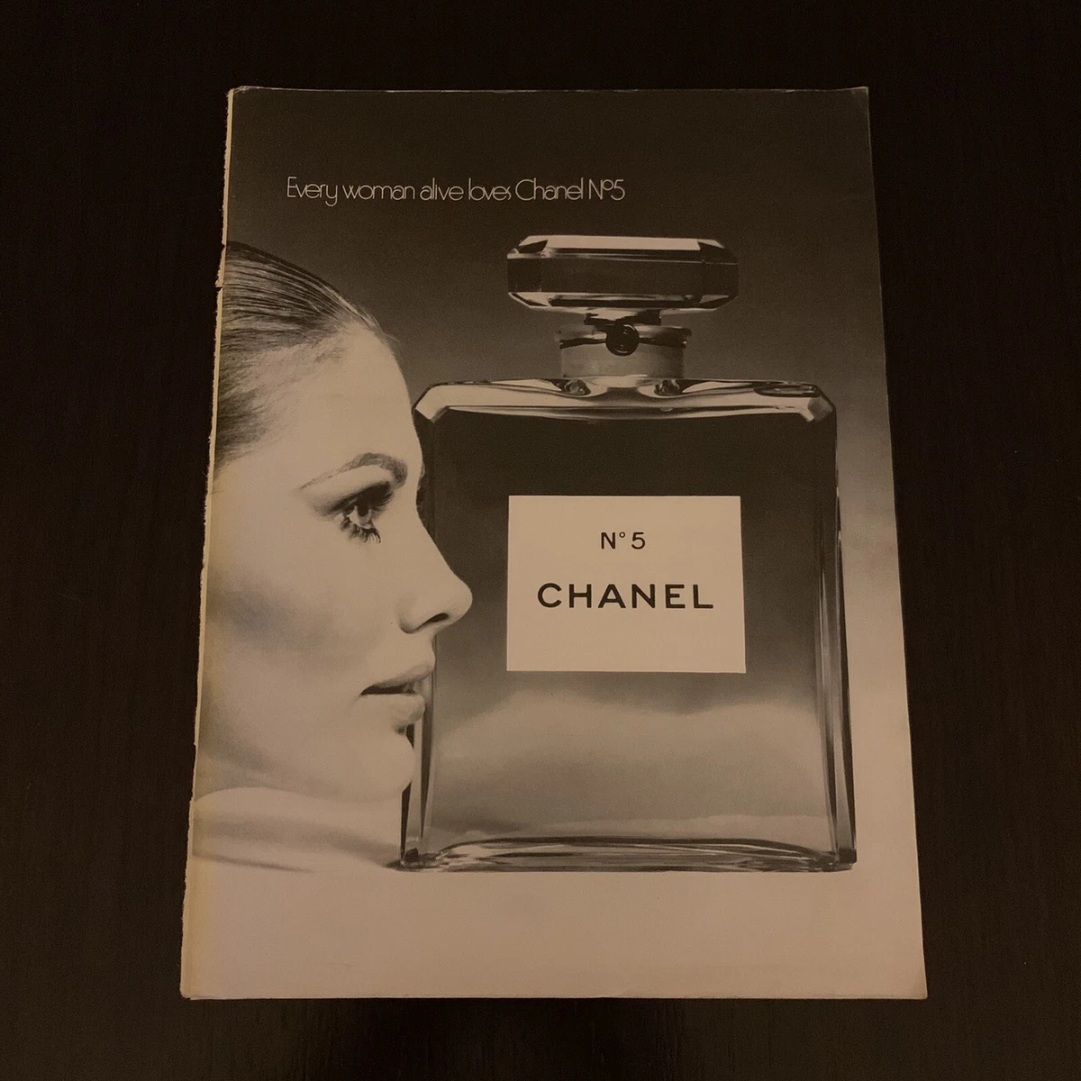 1969 Chanel No 5 Perfume Print Ad Original Every Woman Alive Loves Chanel  No 5