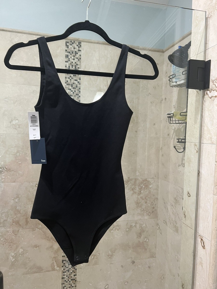 New Nwt Aritzia Wilfred Free Size XS Black Bodysuit