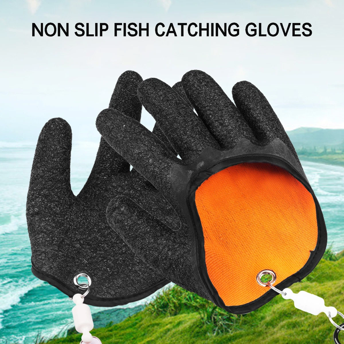 Anti-slip Fishing Gloves Puncture Resistant Waterproof Gloves Fisherman  Mittens