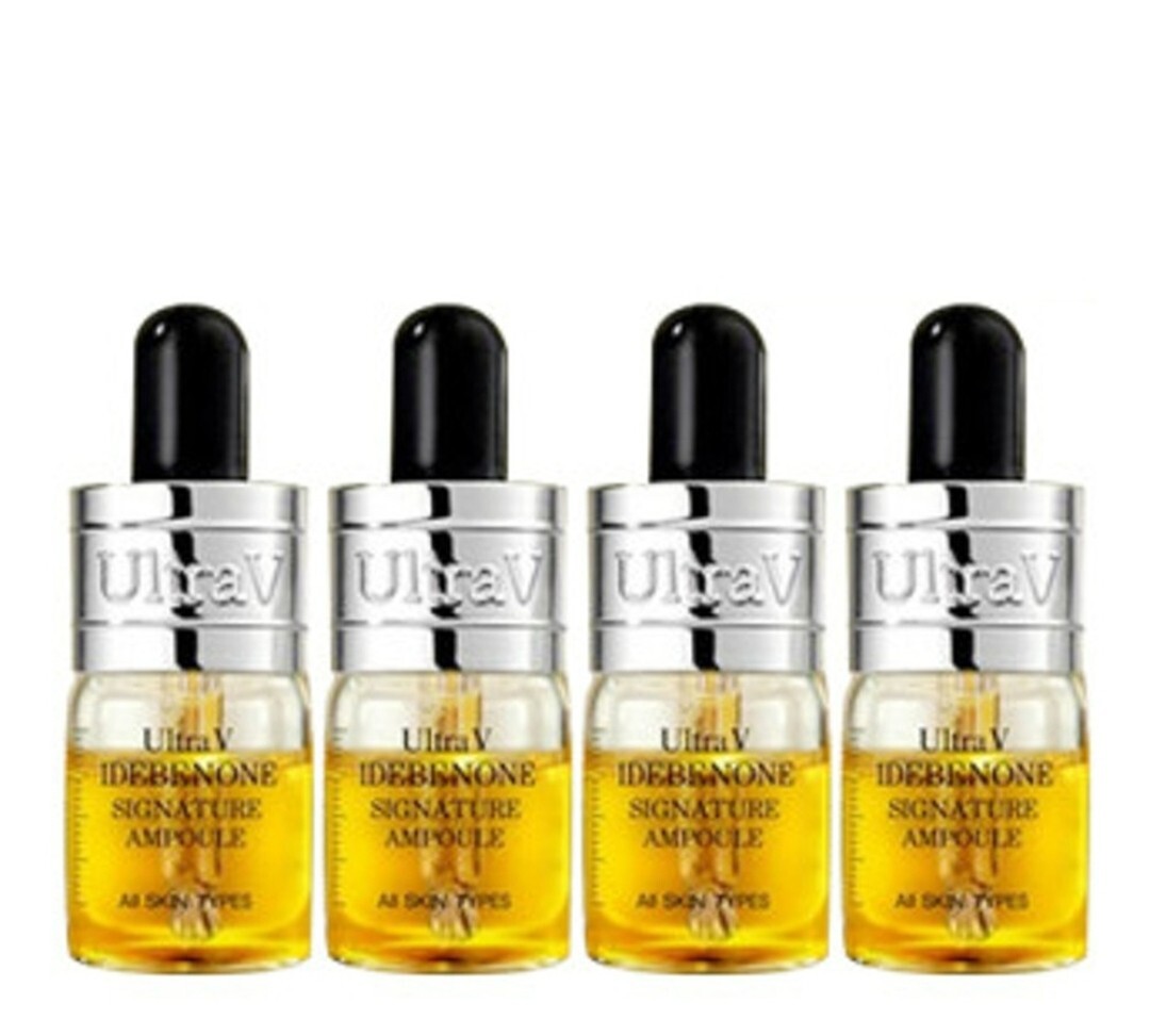 Ampoule Ultra V Idebenone Signature 8ml X 4 - Anti-rides Éclat - Coréen (K-Beauty) Neuf