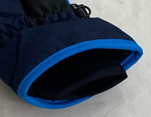 Accsa blue & grey ski gloves size 11-14 youth 3M Thinsulate reinforced palm - Picture 4 of 6