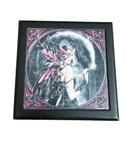 Anne Stokes Fantasy Tile Trinket Jewelry Box Spellbound Nemesis Now Red