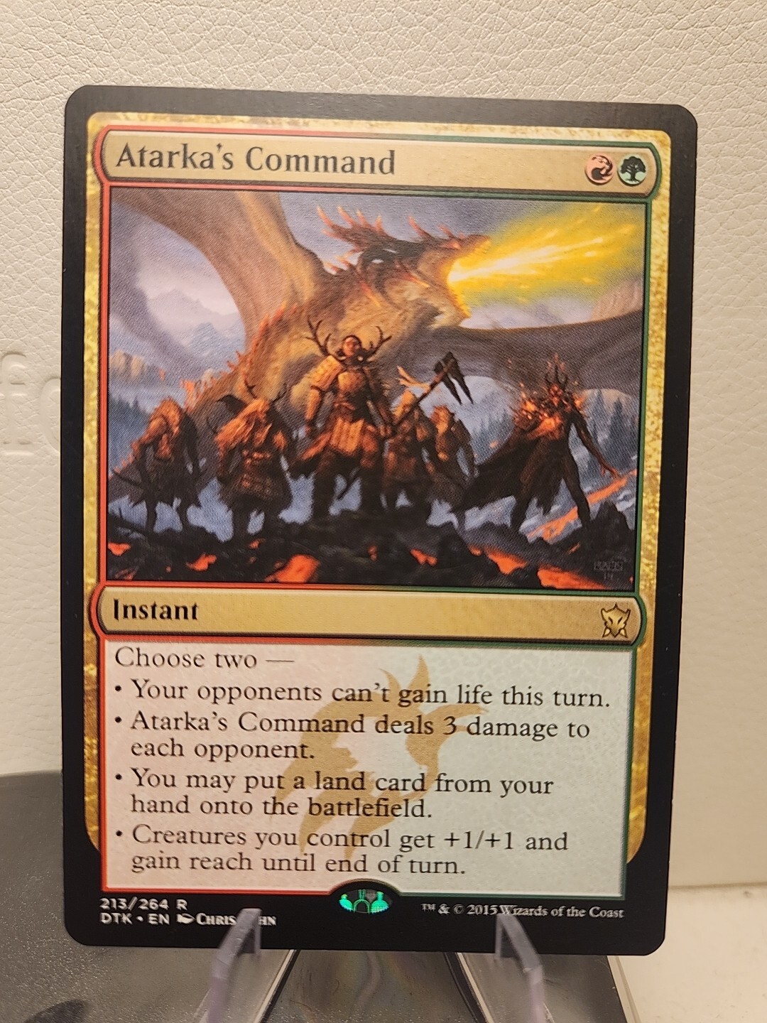 Magic The Gathering- Atarka's Command 213/264