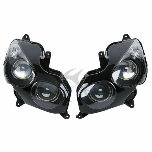 anju．akitopapa Blue demon angel eye headlight assembly for kawasaki ninja