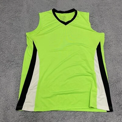 Womens Running Jersey Shirt Size Large Green Augusta #9 Sleeveless Athletic - Image 1 of 4