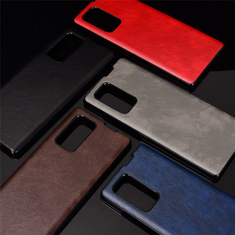 Phone Case Solid Color Back Cover Wear-resistant Retro Shell for LG Wing 5G