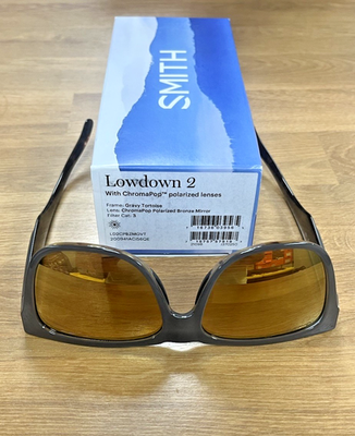Smith Lowdown 2 Polarized Sunglasses -NEW- Gravy Tortoise Brown