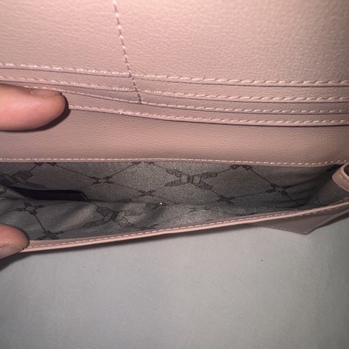 Cartera sin asas Aimee Kestenberg Marietta rosa rubor imitación cuero nueva con etiquetas - Imagen 6 de 6