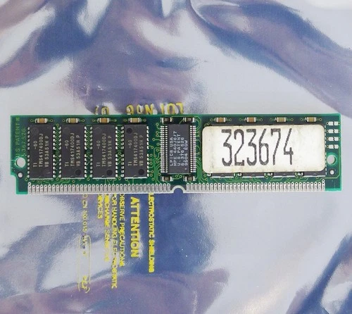 TI TMS417400DJ-60 16MB 60ns 72-pin SIMM parity FPM RAM