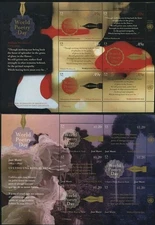 United Nations New York Scott 1104, 1105 Mint never hinged.