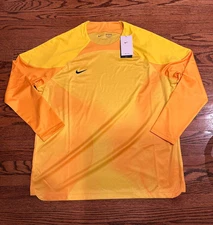Nike DriFit ADV Gardien Goalkeeper Jersey Tour Yellow Gold DH7977-719 Sz 2XL NWT