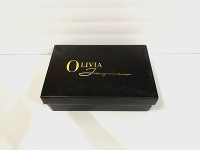 Olivia Fragrance Shoe Sneaker BOX ONLY 11.5 x 7.5 x 4 '' Storage Black & Gold VTG