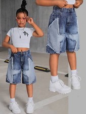 SHEIN Tween Girls Y2K Baggy Jeans