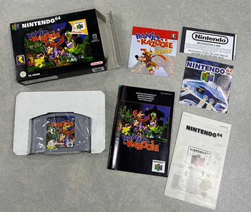 Banjo Kazooie N64 Nintendo 64 Game Cartridge PAL CIB tested Fully Working - Picture 4 of 6