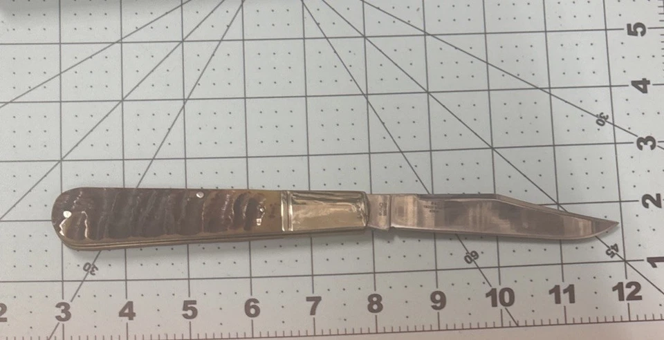 Navaja de bolsillo Rough Rider Rams Horn Big Daddy Barlow RR1595 hoja plegable Foto 4 de 4