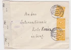 All. occupation foreign letter MeF 3x927 control No. Münster 24.10.1946/Geneva Switzerland