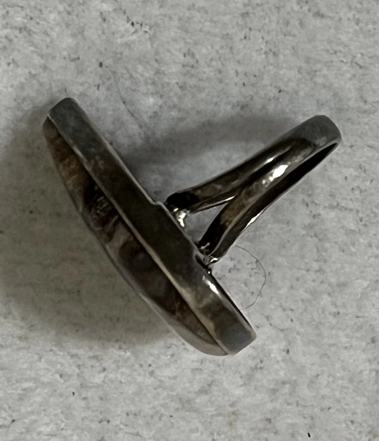 Brecciated Mookaite Ring .925 Sterling Silver Gemstone Handmade Size 9 - Image 4 of 4