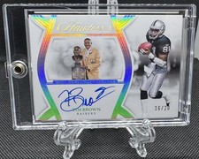 2025 Panini Flawless Tim Brown Hall of Fame Autographs On Card Silver #/20