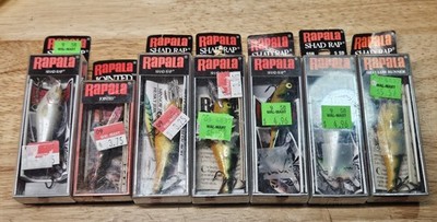 7pcs Rapala New in box Lure Trolling Fishing 