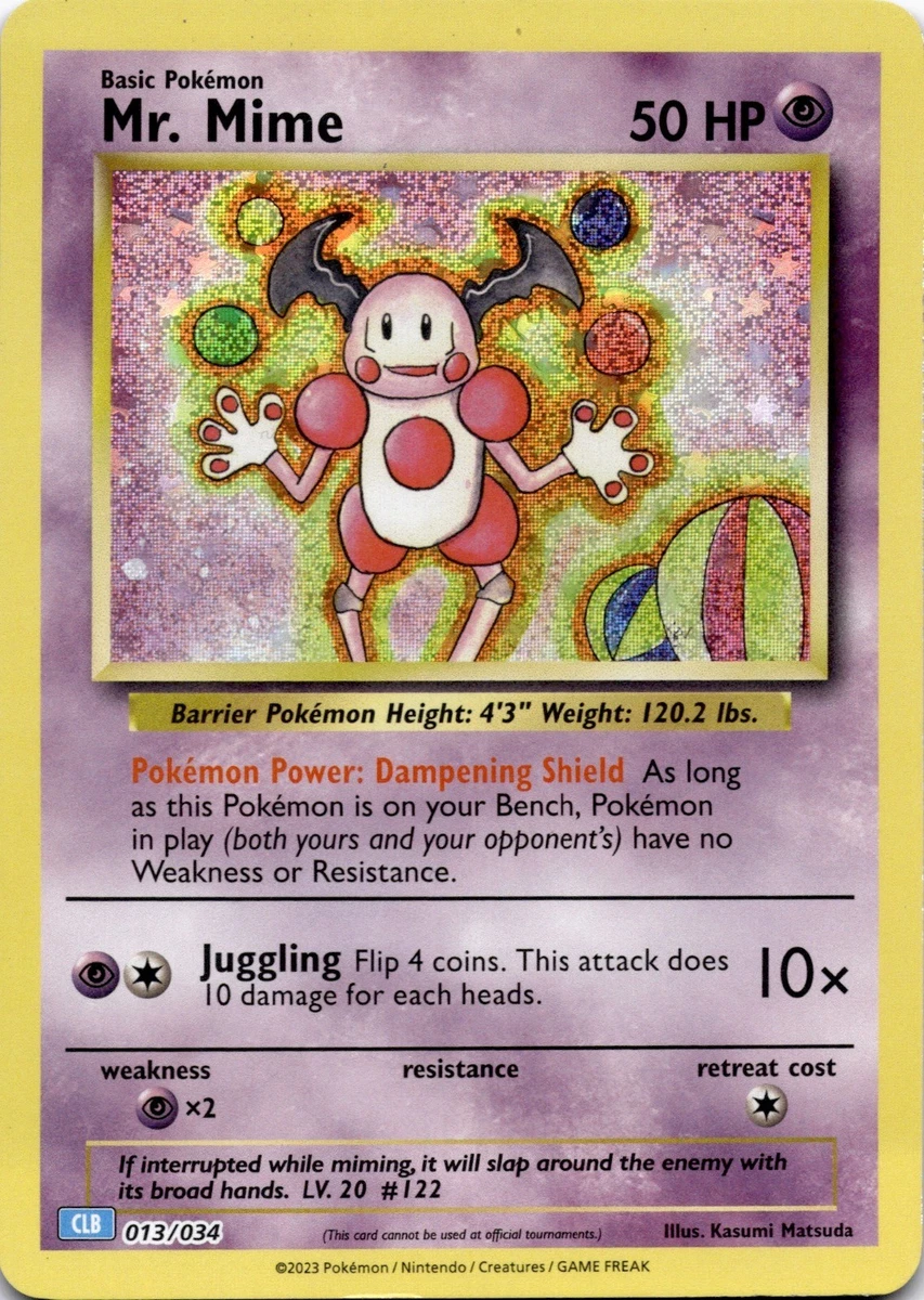 Mr. Mime 013/034 Trading Card Game Classic for sale | eBay
