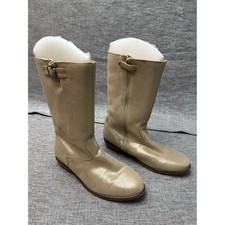 Hanna Andersson Gold Metallic Boots Size 5 Ka...