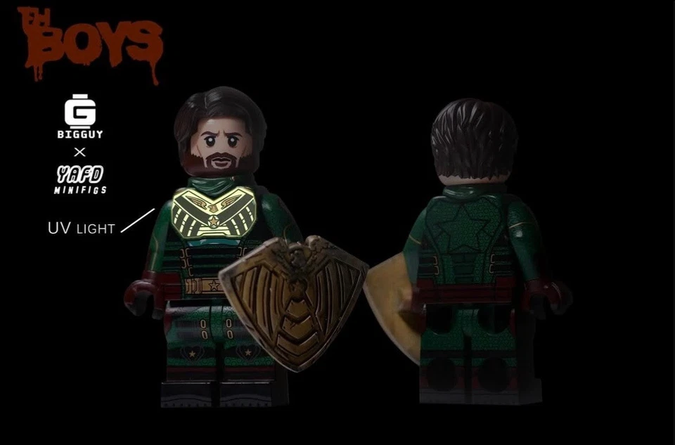 LEGO BigGuy Customs X Yafd The Boys Soldier Boy Pad Printed Minifigure - Image 3 of 4