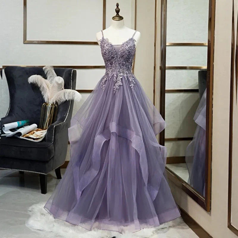 Purple Lace Dresses for Women for sale | eBay