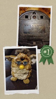 Vintage Furby Tiger Electronics-90s Interactive Toy Mute 