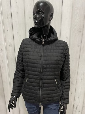 Colmar Originals Damen Daunenjacke schwarz Winterkapuze Größe 50