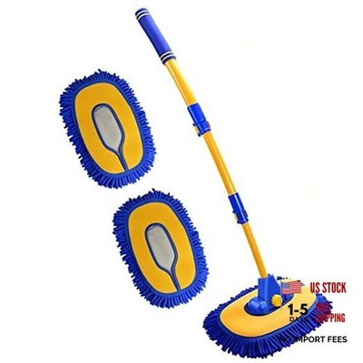 Upgrade Car Wash Brush with Long Handle,Chenille Microfiber Car Blue-002