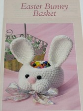 Easter Bunny Basket Easy Crochet Pattern Magazine Pages