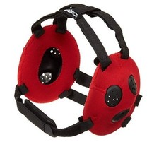 ASICS ZW900 Ear Guard Wrestling Headgear Red / Blue Adult Japan New